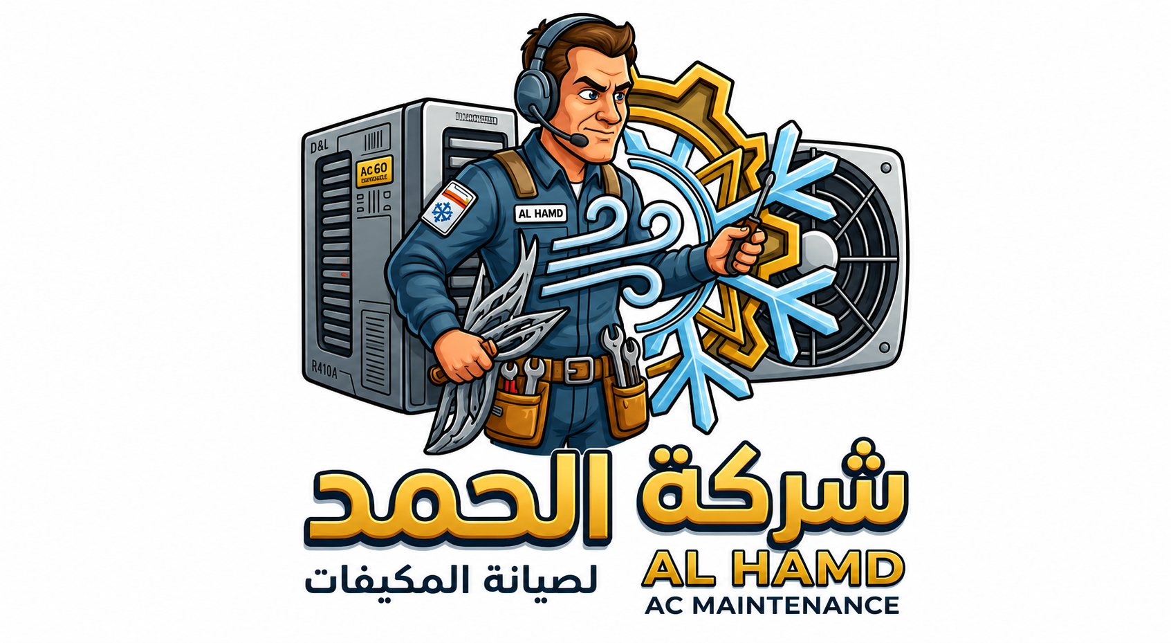 الحمد لخدمات التكييف: أفضل تركيب مكيفات سبليت بالرياض